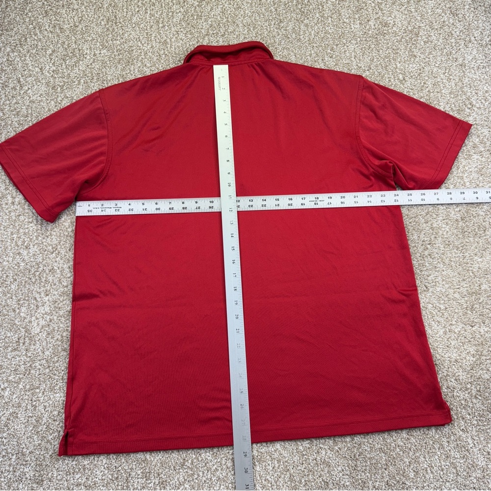 Masters Performance Augusta National Golf Polo Shirt men’s size L Red - Picture 7 of 12